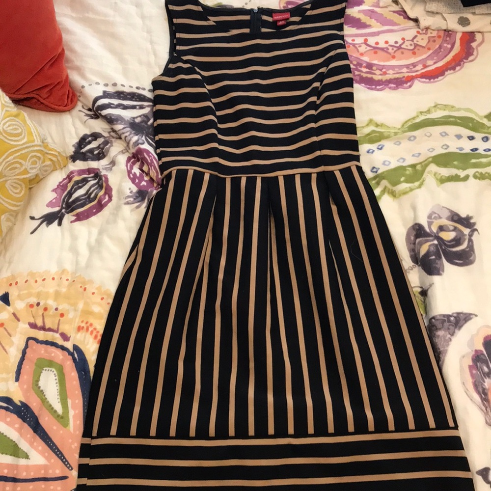 Striped sleeveless dress